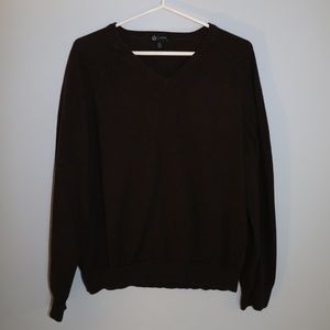 J. Crew Brown Womens Small Sweater V-Neck